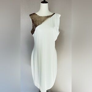 Jennifer Lopez Sequin Asymmetrical Design Dress